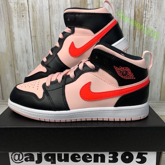 Jordan Shoes - Air Jordan Mid Pink Punch GS